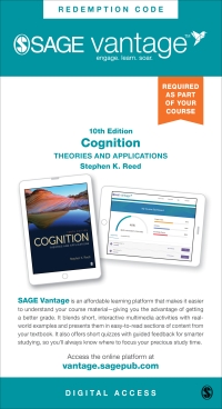 Cover image: Sage Vantage: Cognition: Theories and Applications 10th edition 9781071871768