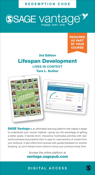 صورة الغلاف: Sage Vantage: Lifespan Development: Lives in Context 3rd edition 9781071871812