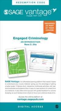 Cover image: Sage Vantage: Engaged Criminology: An Introduction 1st edition 9781071801932