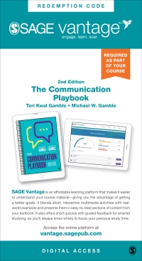 Cover image: Sage Vantage: The Communication Playbook 2nd edition 9781071829875