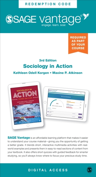 Omslagafbeelding: Sage Vantage: Sociology in Action 3rd edition 9781071890745