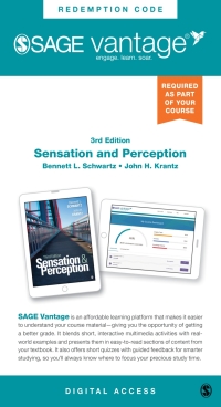 Cover image: Sage Vantage: Sensation and Perception 3rd edition 9781071890776