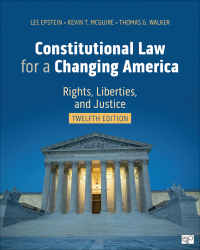 Cover image: Constitutional Law for a Changing America 12th edition 9781071901663