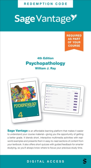 صورة الغلاف: Sage Vantage: Psychopathology 4th edition 9781071914236