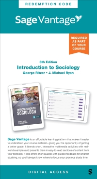 Cover image: Sage Vantage: Introduction to Sociology 6th edition 9781071914816