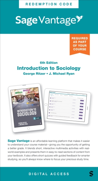 Cover image: Sage Vantage: Introduction to Sociology 6th edition 9781071914816