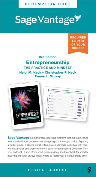 Cover image: Sage Vantage: Entrepreneurship: The Practice and Mindset 3rd edition 9781071914892