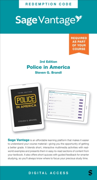 Cover image: Sage Vantage: Police in America 3rd edition 9781071915455