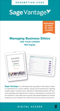 Cover image: Sage Vantage: Managing Business Ethics: And Your Career 1st edition 9781071931035