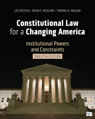 Cover image: Constitutional Law for a Changing America 12th edition 9781071934470