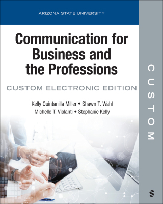 Cover image: CUSTOM: Arizona State University COM 259 Communication for Business and the Professions Electronic Edition 1st edition 9781071967362