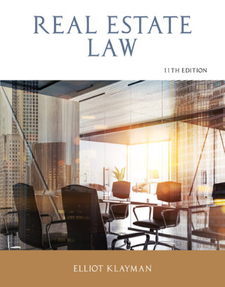 Cover image: Real Estate Law 11th edition 9781078822466