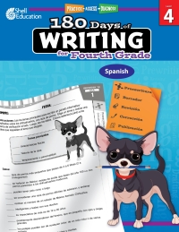 Cover image: 180 Days of Writing for Fourth Grade (Spanish) ebook 1st edition 9781087648743