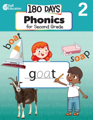 Cover image: 180 Days™: Phonics for Second Grade 1st edition 9781087662572
