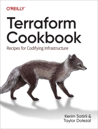 Imagen de portada: Terraform Cookbook 1st edition 9781098108465