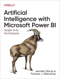 Omslagafbeelding: Artificial Intelligence with Microsoft Power BI 1st edition 9781098112752