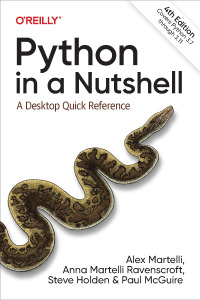 Cover image: Python in a Nutshell 4th edition 9781098113551