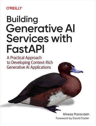 Imagen de portada: Building Generative AI Services with FastAPI 1st edition 9781098160302