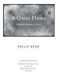 Cover image: A Quiet Flame 9780399155307
