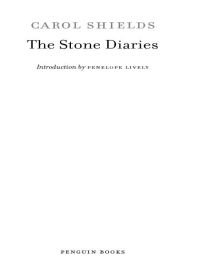Cover image: The Stone Diaries 9780143105503