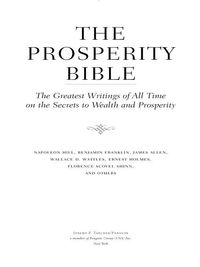 Cover image: The Prosperity Bible 9781585426140