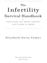 Cover image: The Infertility Survival Handbook 9781573223812
