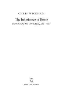 Cover image: The Inheritance of Rome 9780670020980