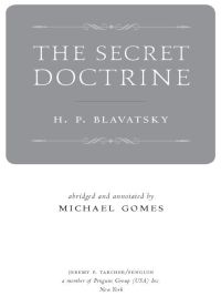 Cover image: The Secret Doctrine 9781585427086