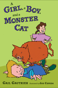 Cover image: A Girl, a Boy, and a Monster Cat 9780399246890