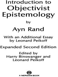 Cover image: Introduction to Objectivist Epistemology 9780452010307
