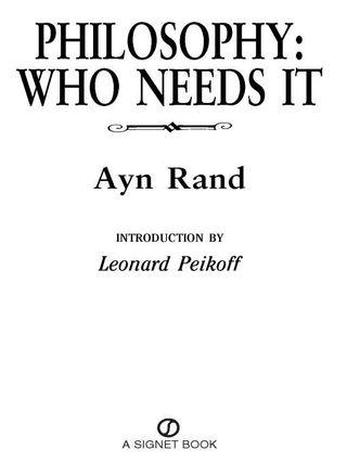 Cover image: Philosophy 9780451138934