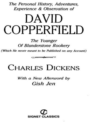 Cover image: David Copperfield 9780451530042