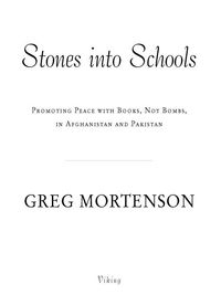 Cover image: Stones into Schools 9780670021154