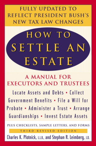 Cover image: How to Settle an Estate 9780452283428