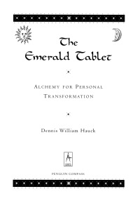 Cover image: The Emerald Tablet 9780140195712