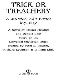 Cover image: Murder, She Wrote: Trick or Treachery 9780451201522