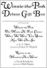 Cover image: Winnie The Pooh Deluxe Gift Box 9780525422921