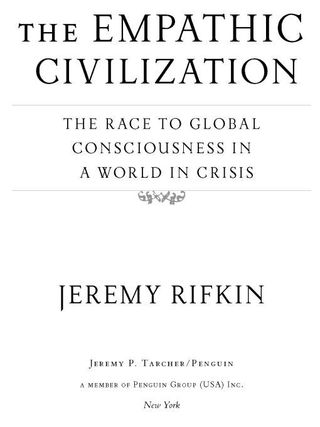 Cover image: The Empathic Civilization 9781585427659