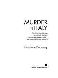 Cover image: Murder in Italy 9780425230831