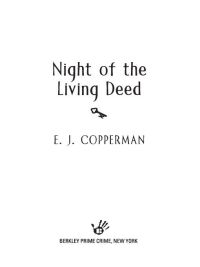 Cover image: Night of the Living Deed 9780425235232