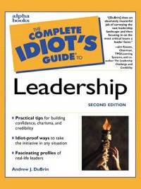 Cover image: The Complete Idiot's Guide to Leadership 9780028639543