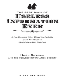 Cover image: The Best Book of Useless Information Ever 9780399534287