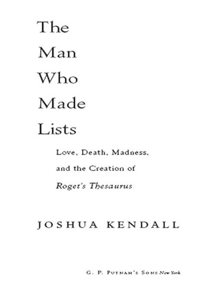 Cover image: The Man Who Made Lists 9780399154621
