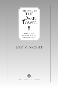 Cover image: The Road to the Dark Tower 9780451213044