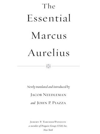 Cover image: The Essential Marcus Aurelius 9781585426171