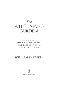 Cover image: The White Man's Burden 9781594200373