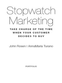 Cover image: Stopwatch Marketing 9781591841944