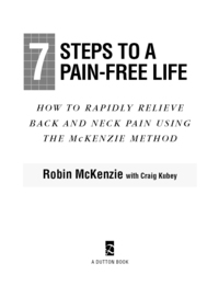 Cover image: 7 Steps to a Pain-Free Life 9780452282773