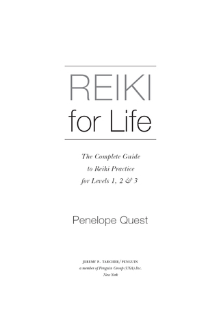 Cover image: Reiki for Life 9781585427901