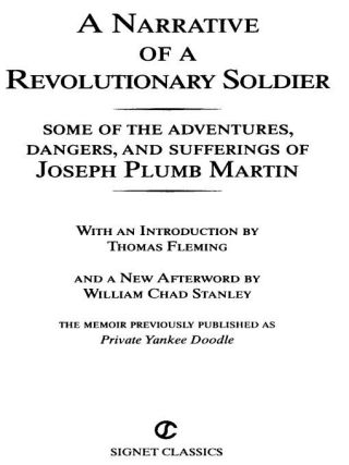 Cover image: A Narrative of a Revolutionary Soldier 9780451531582